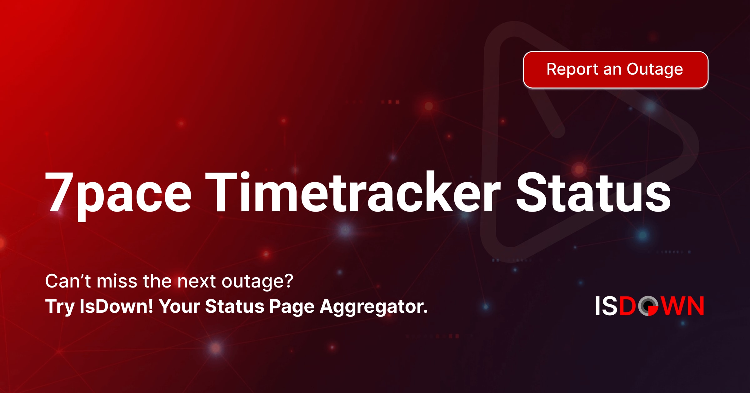 Is 7pace Timetracker Down? Check current status and user reports | IsDown