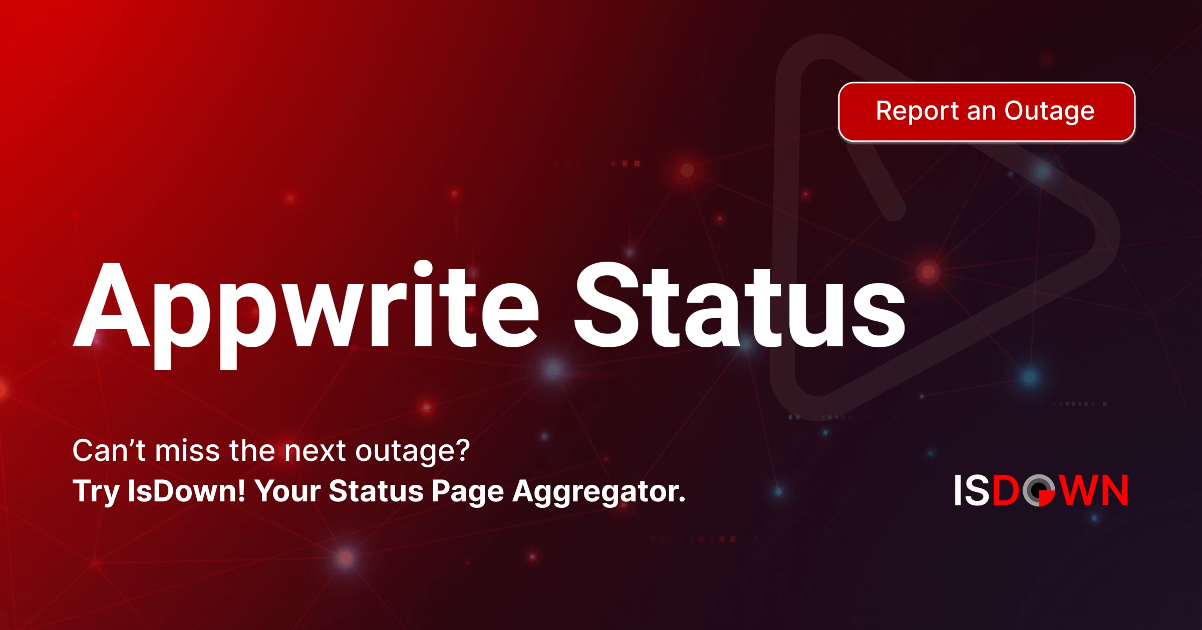 Is Appwrite Down? Check current status and user reports | IsDown