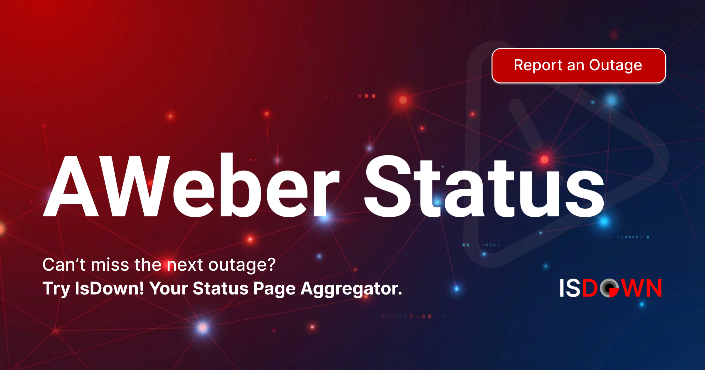 Is AWeber Down? Check current status and user reports | IsDown