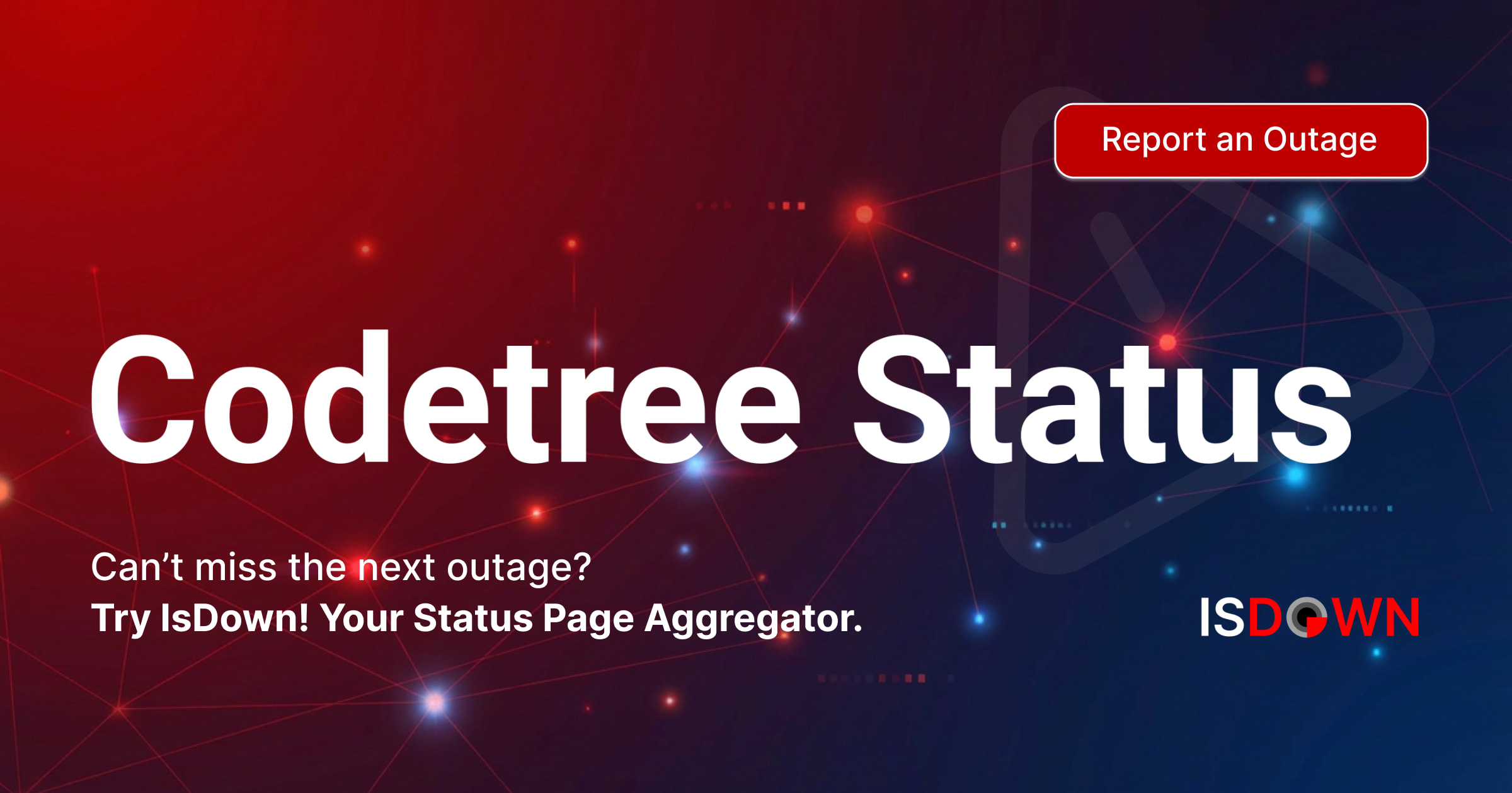 Is Codetree Down? Check current status and user reports | IsDown