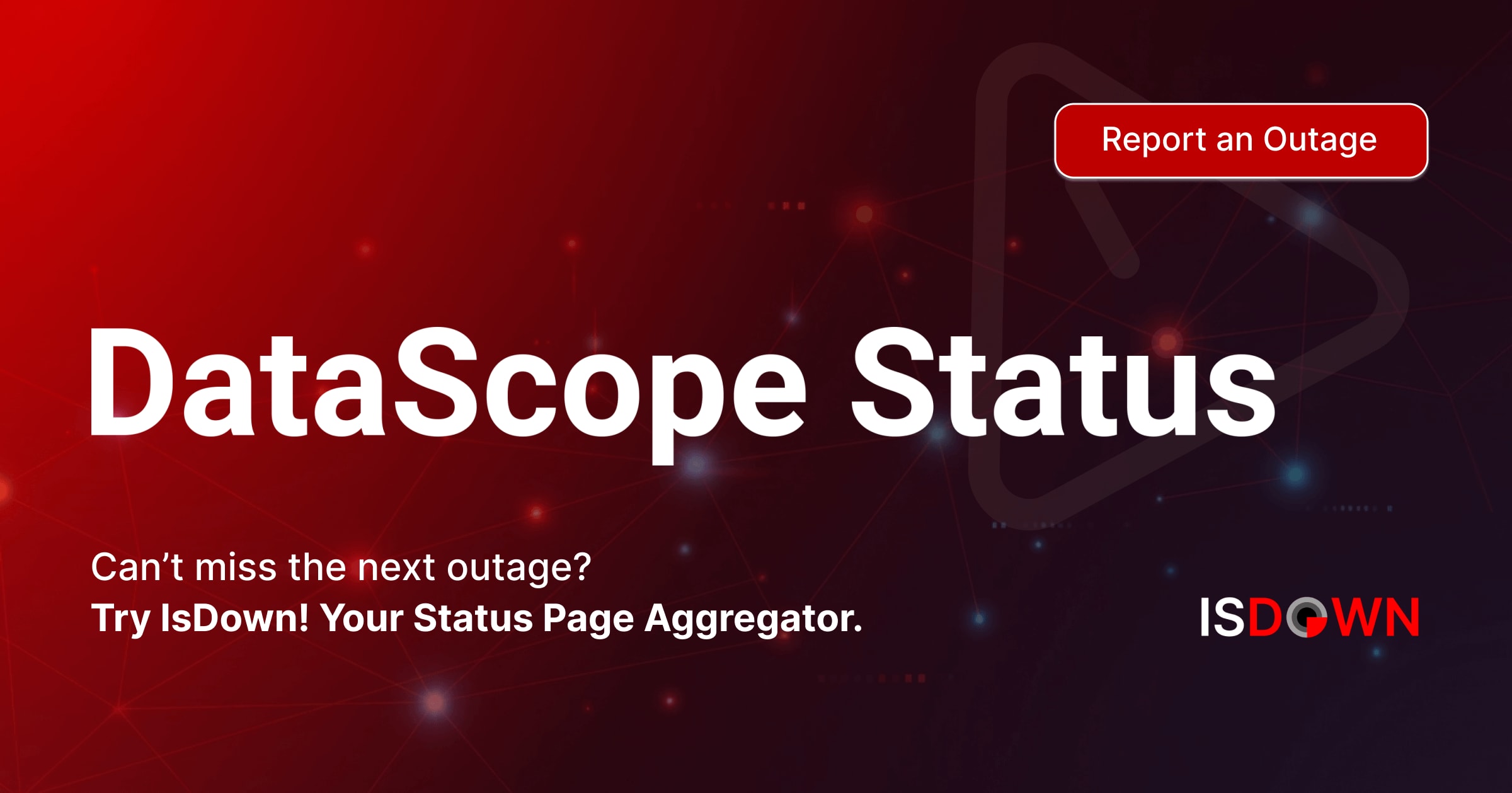 Is DataScope Down? Check current status and user reports | IsDown