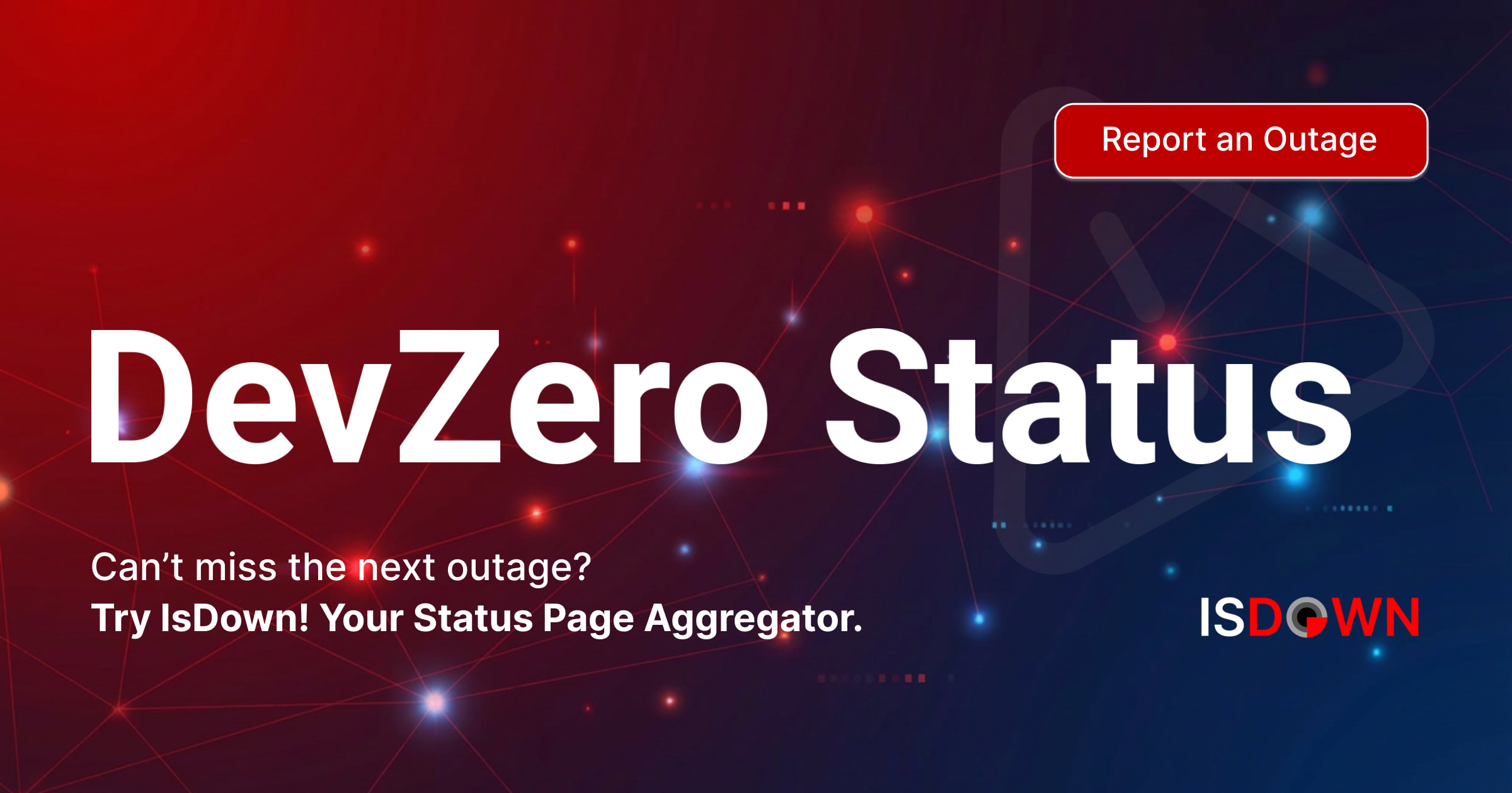 Is DevZero Down? Check current status and user reports | IsDown