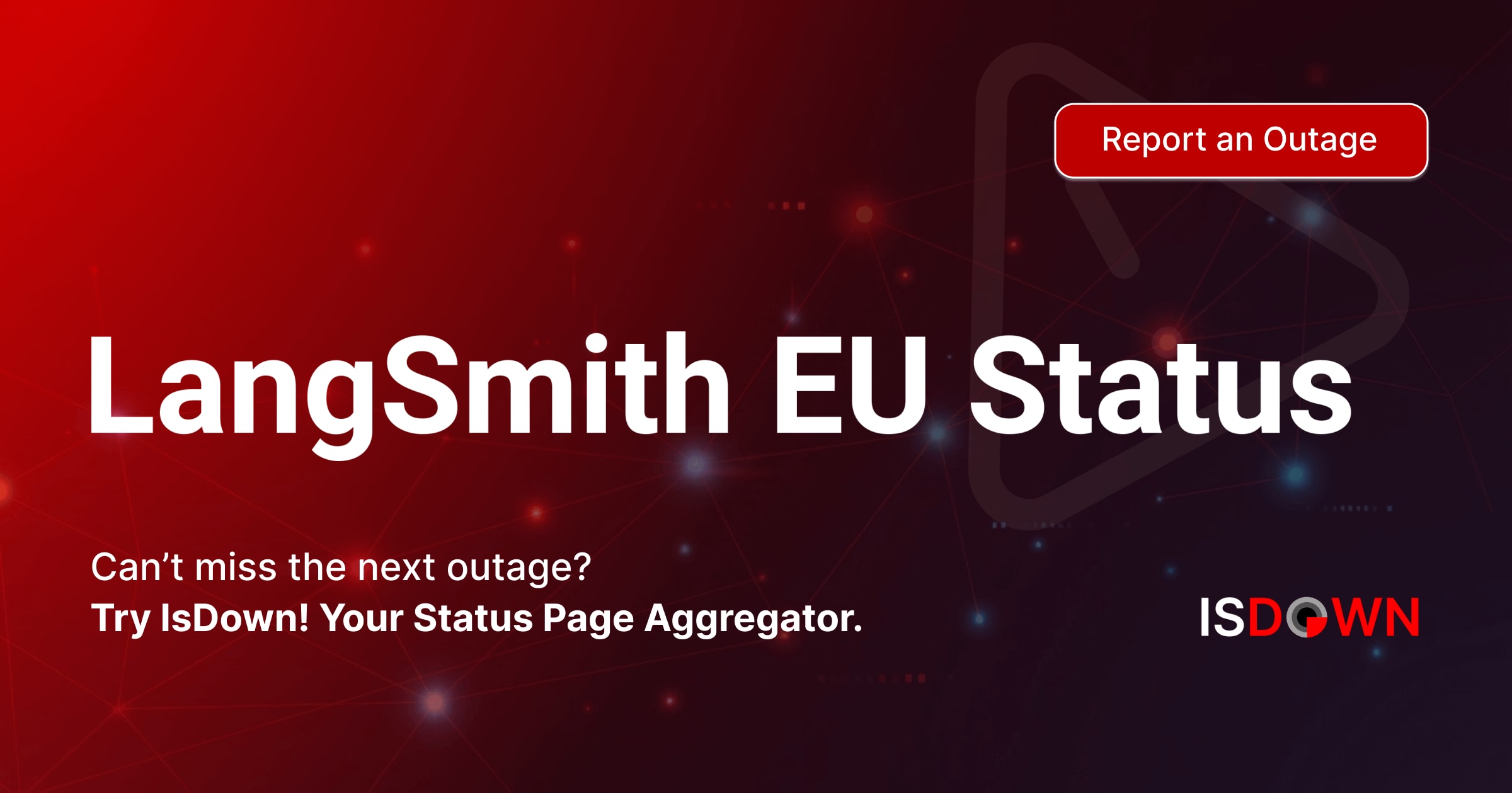 Is LangSmith EU Down? Check current status and user reports | IsDown