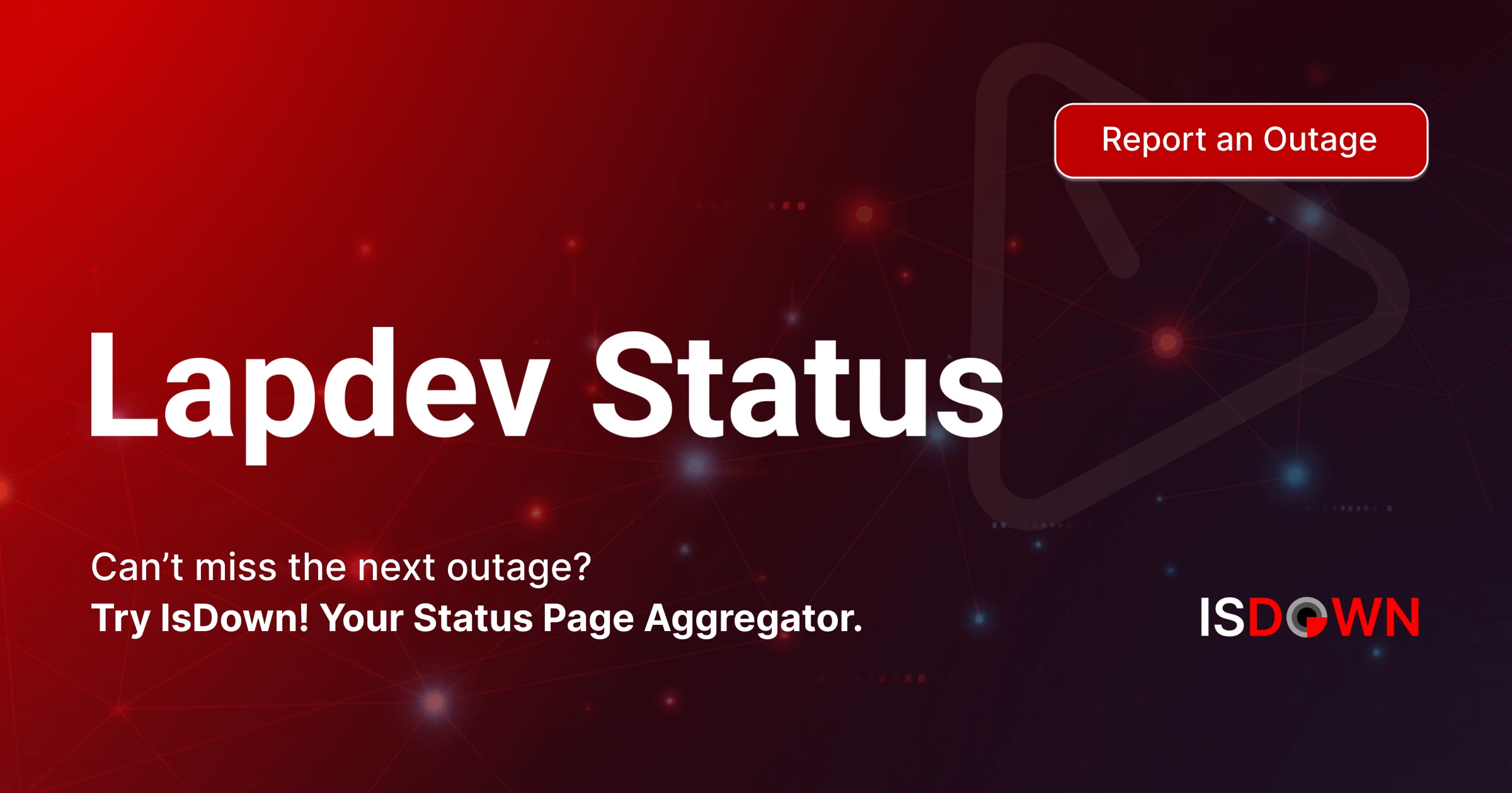 Status Com Is Lapdev Down? Check current status and user reports | IsDown
