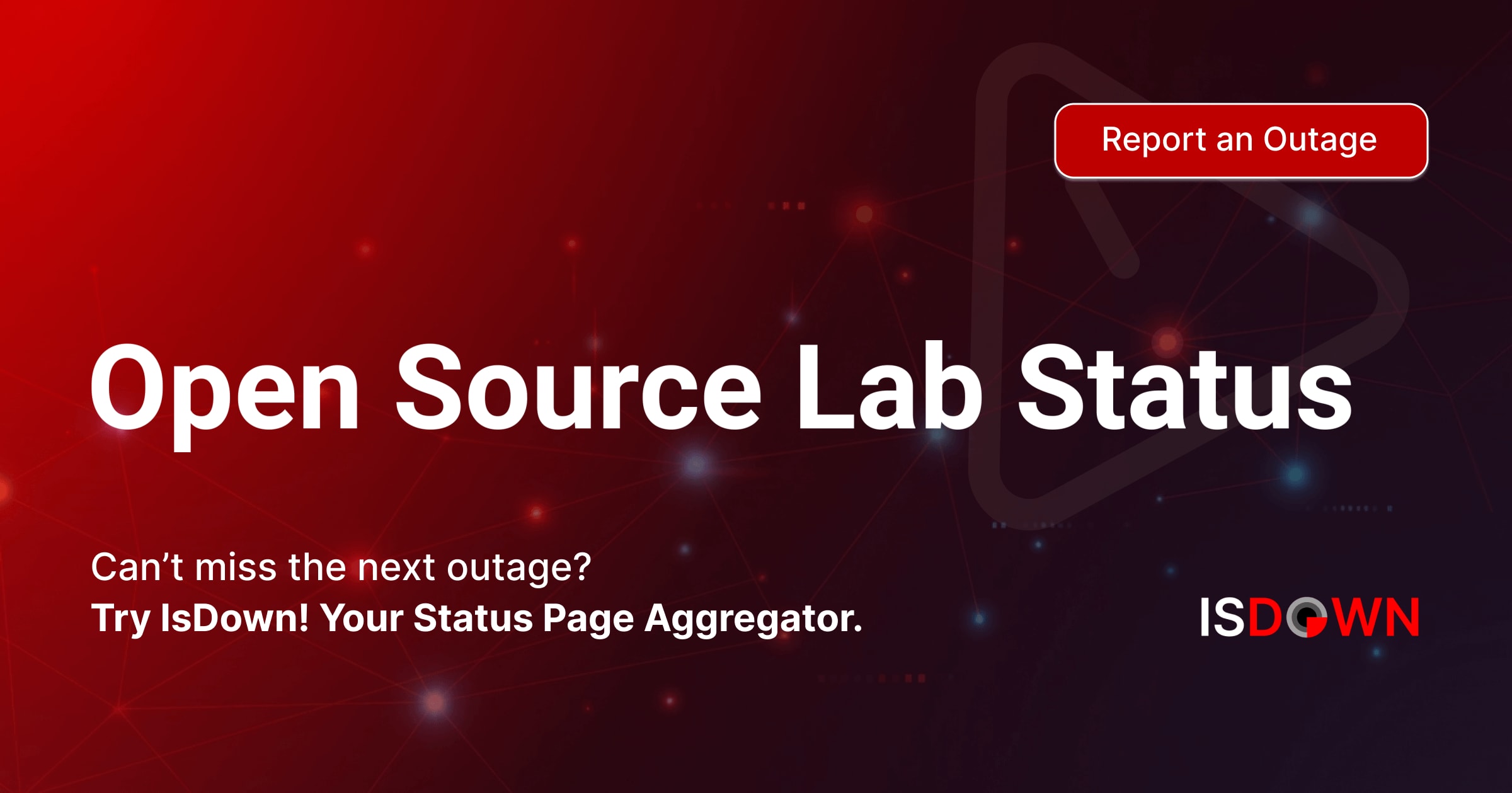 Is Open Source Lab Down? Check current status and user reports | IsDown
