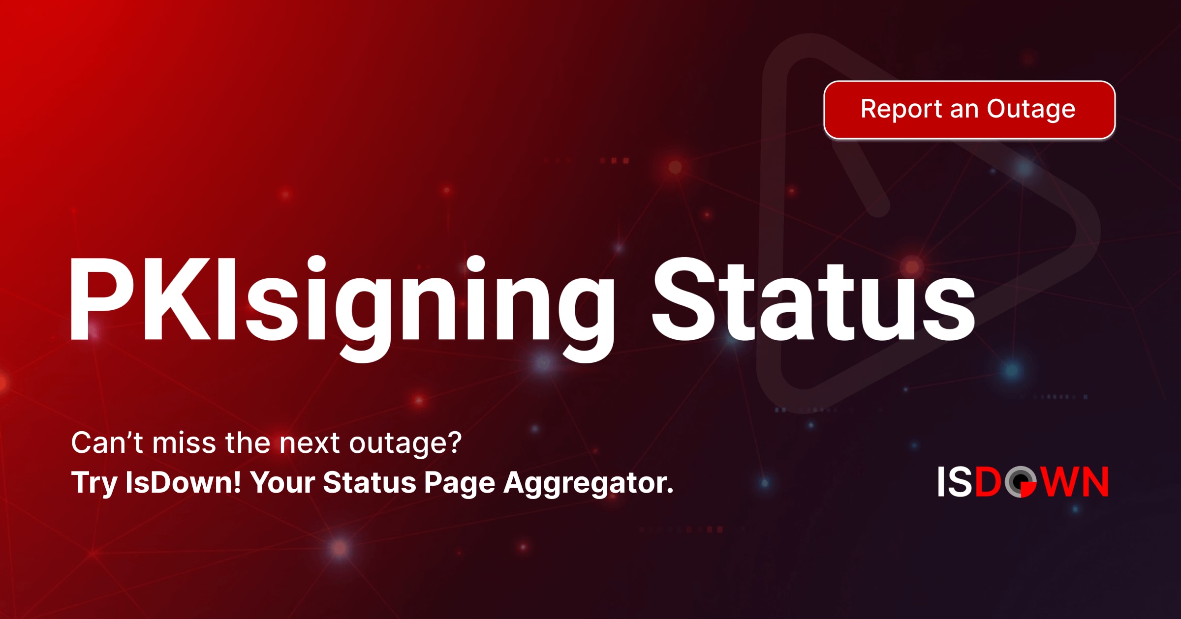 P State Status Machine Is PKIsigning Down? Check current status and user reports | IsDown