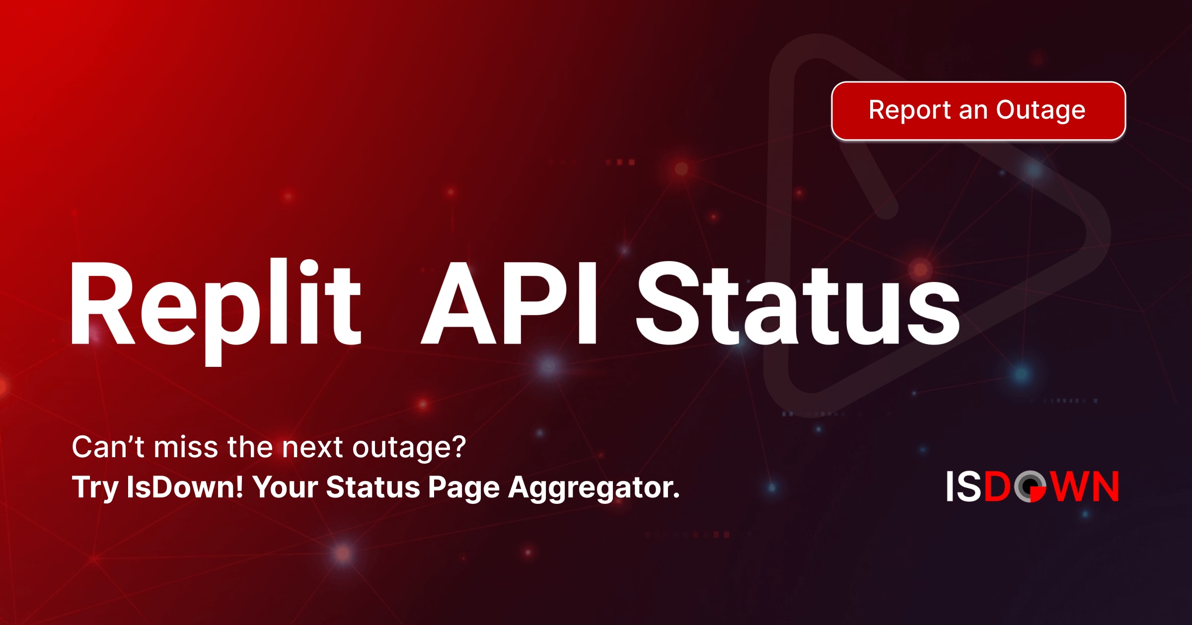 Is Replit API Down? Check current status and user reports | IsDown