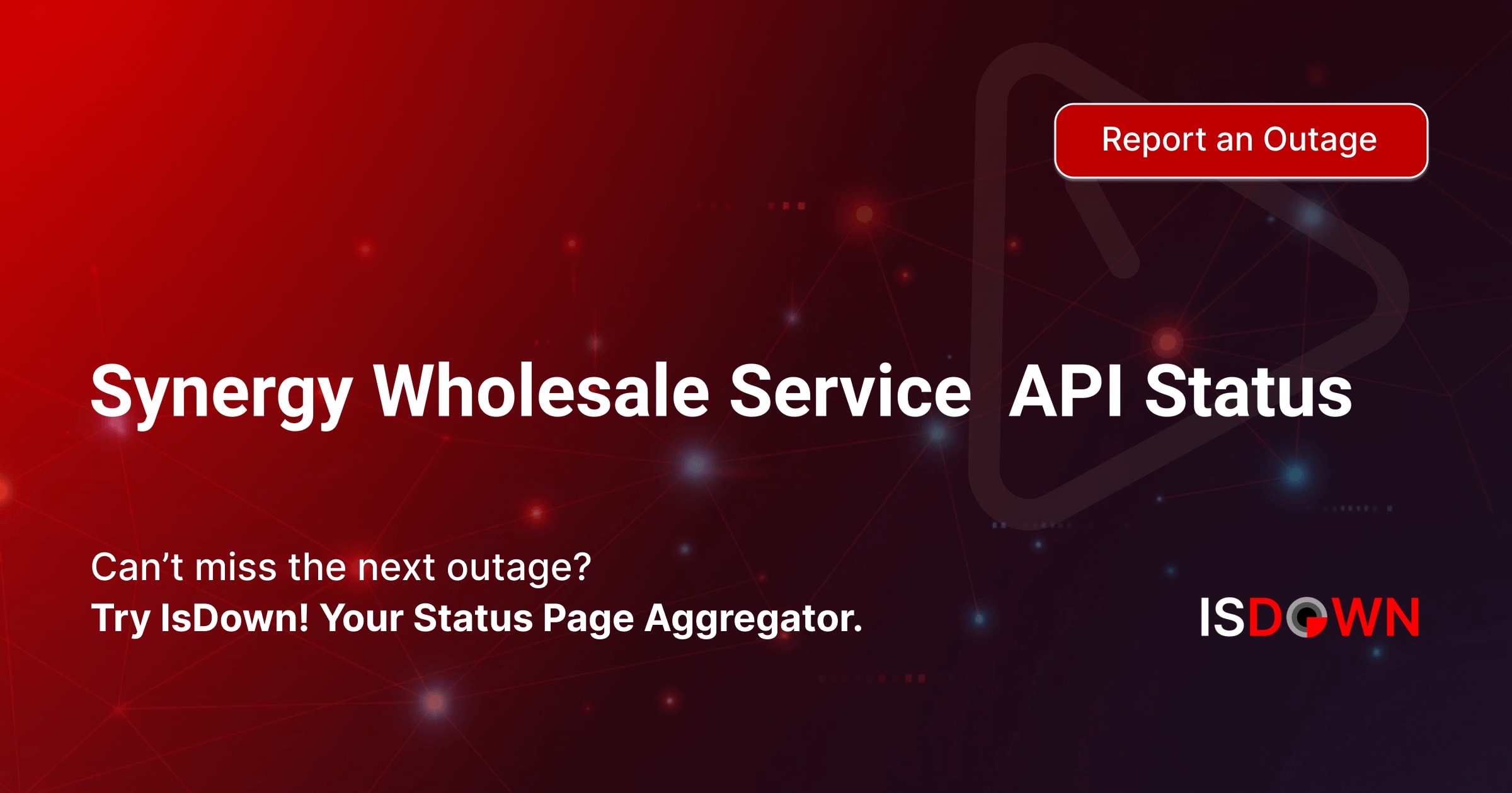 Is Synergy Wholesale Service API Down? Check current status and user ...