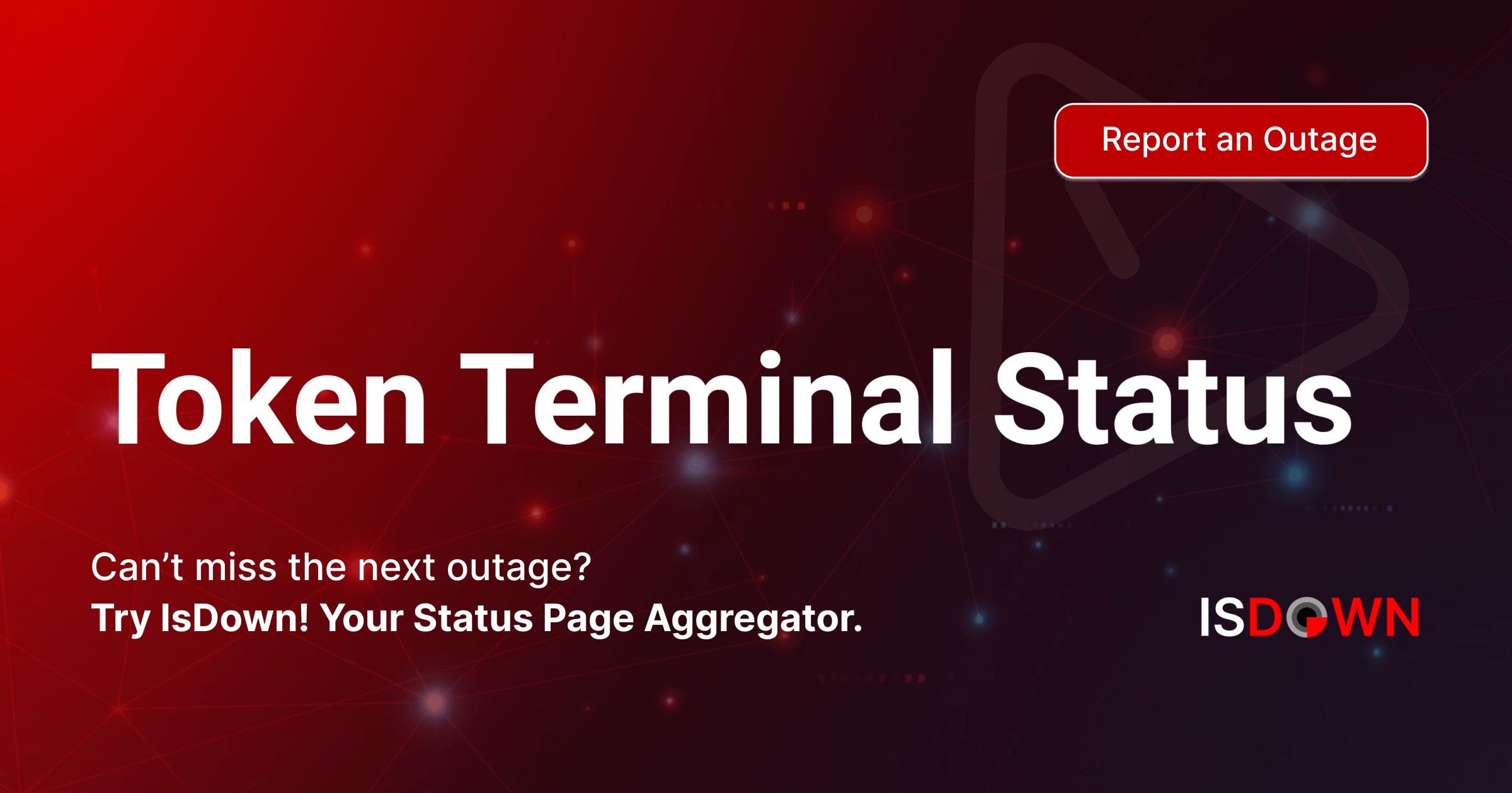 Token Cheque Is Token Terminal Down? Check current status and user reports | IsDown