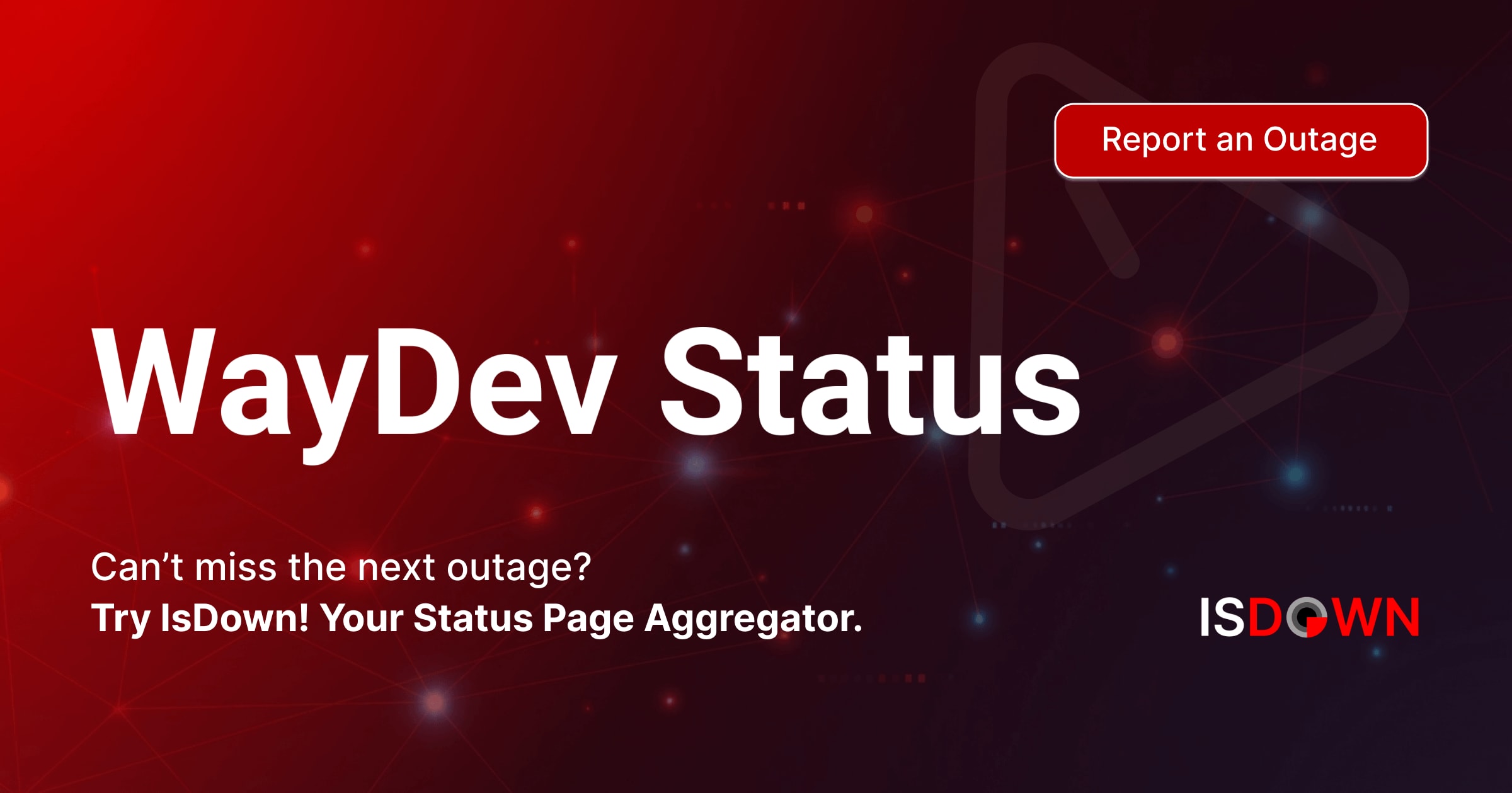 Is WayDev Down? Check current status and user reports | IsDown